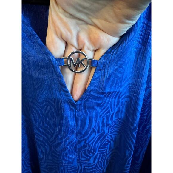 MICHAEL Michael Kors Women's Jacquard Handkerchief Hem Top S/M - Gorgeous! - Picture 6 of 7